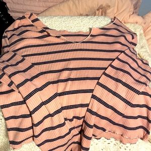 Striped long sleeve shirt